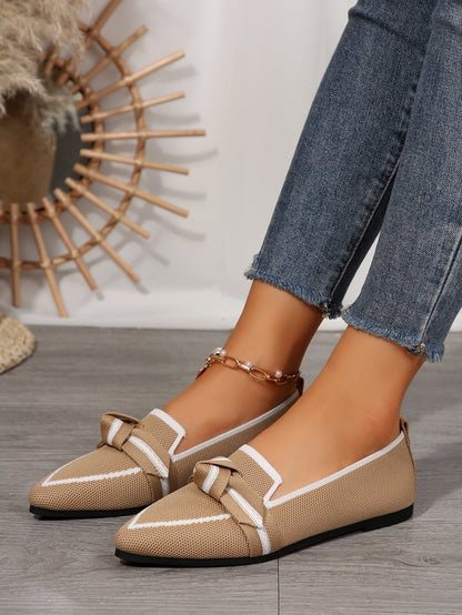 Hampstead Flyknit Pointed-Toe Flats