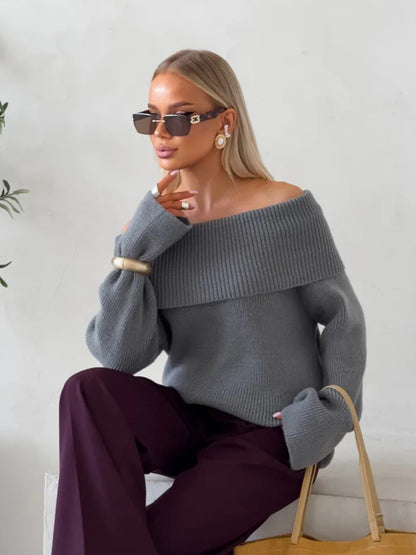 Notting Hill Chunky Bardot Jumper
