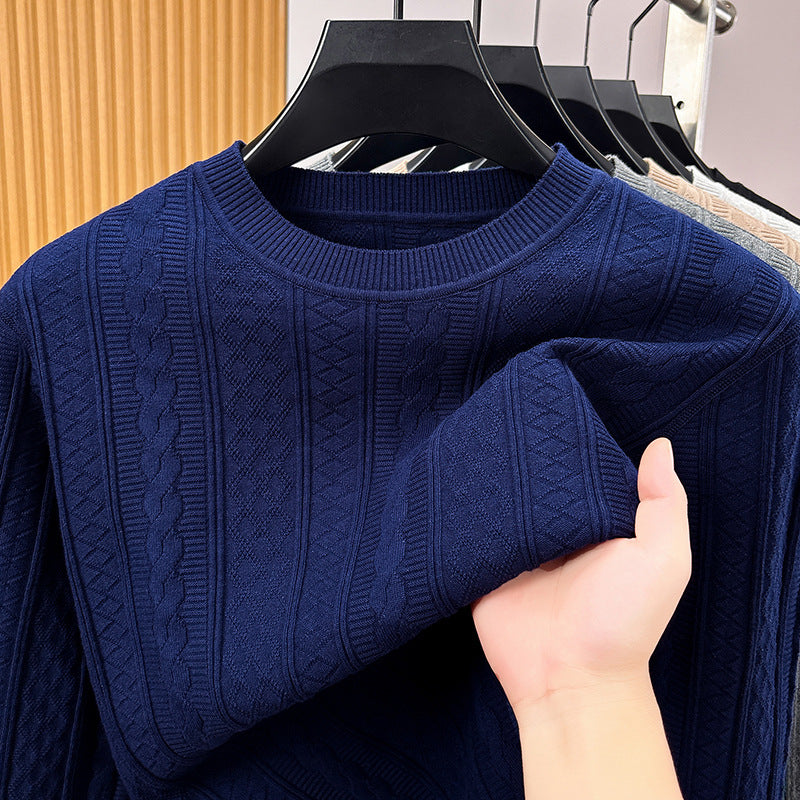 Cotswold Cotton Cable-Knit Crew Jumper