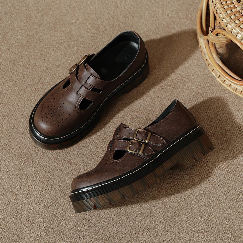 Islington Brogue Platform Loafers
