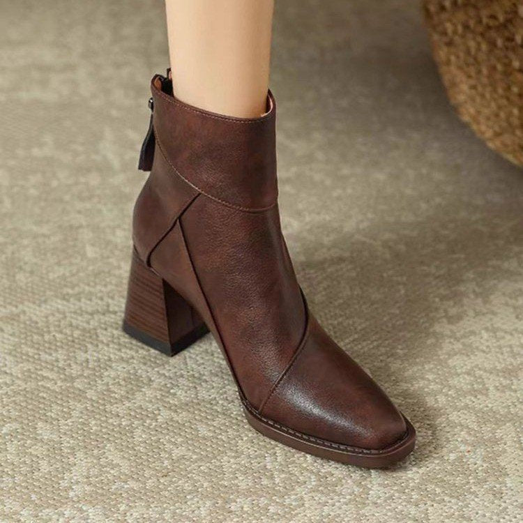 Florence Chunky Heel Boots
