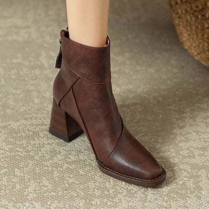 Florence Chunky Heel Boots