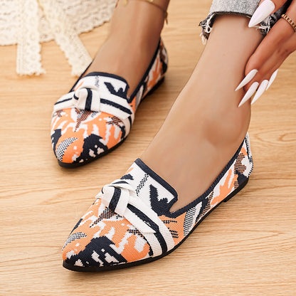 Hampstead Flyknit Pointed-Toe Flats