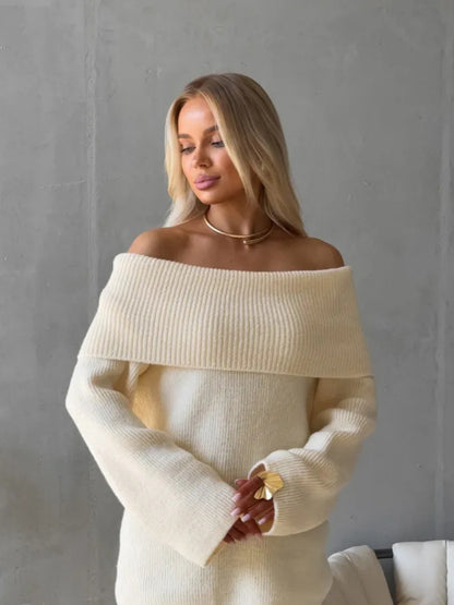 Notting Hill Chunky Bardot Jumper