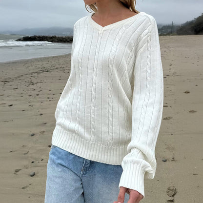 Richmond Relaxed V-Neck Knit Jumper