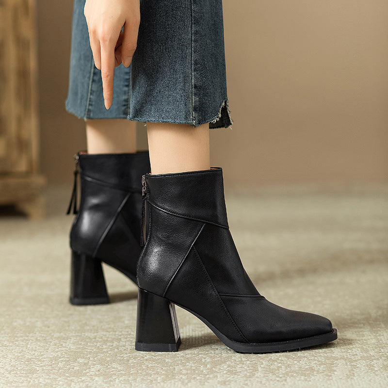 Florence Chunky Heel Boots