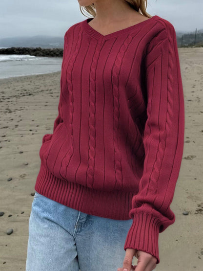 Richmond Relaxed V-Neck Knit Jumper