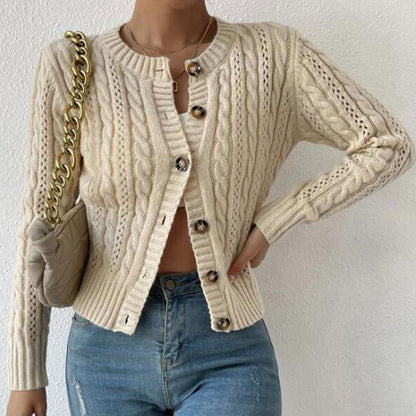 Margot Cable-Knit Cardigan