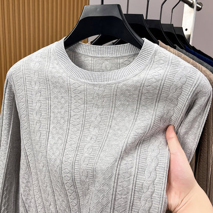 Cotswold Cotton Cable-Knit Crew Jumper
