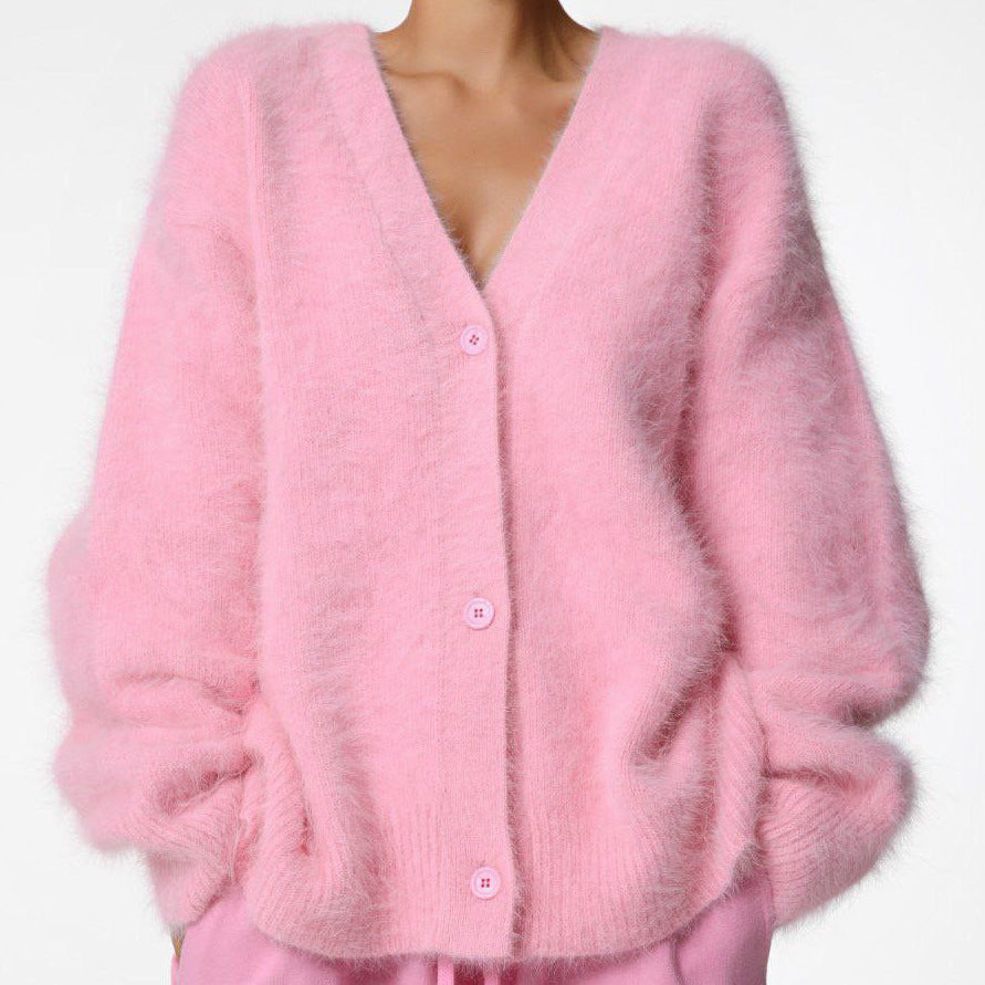Primrose Velvet-Knit Cardigan