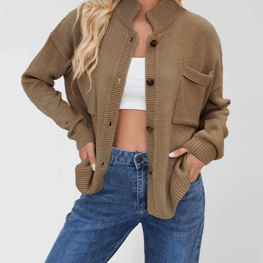 Women's knitted cardigan