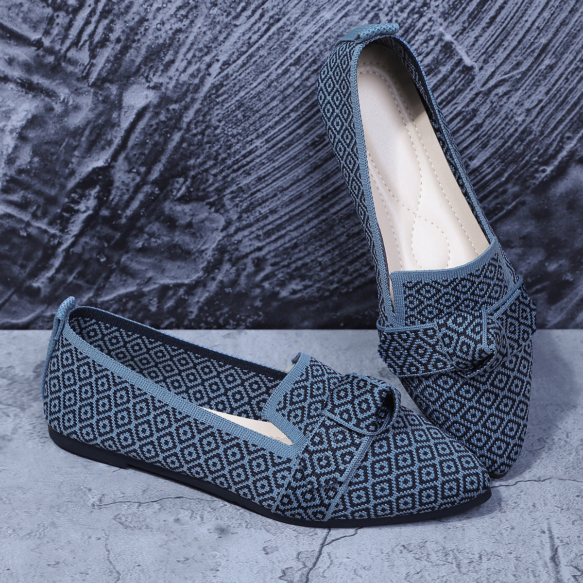 Hampstead Flyknit Pointed-Toe Flats