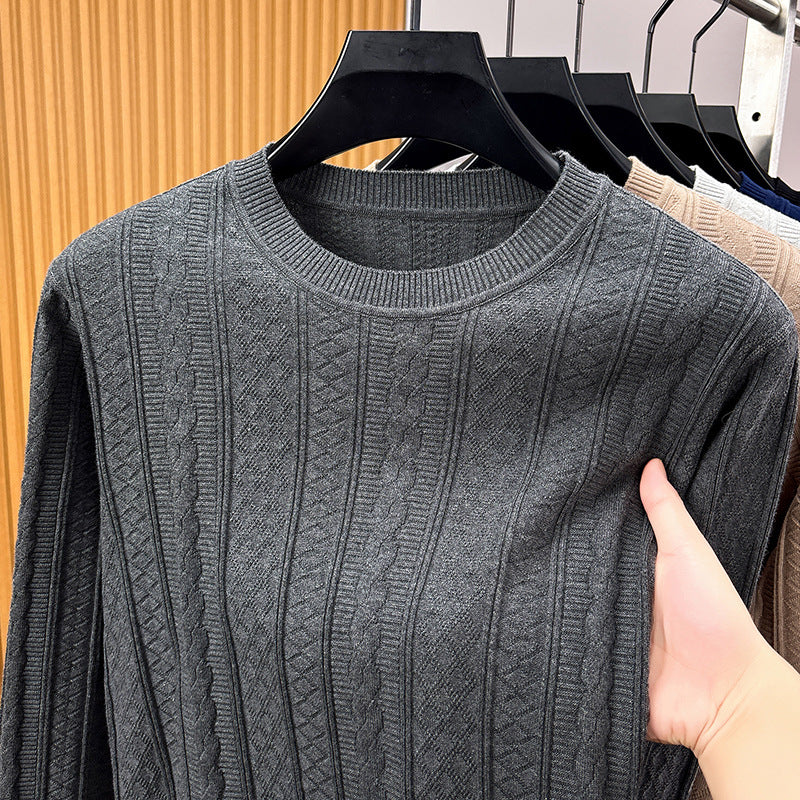 Cotswold Cotton Cable-Knit Crew Jumper