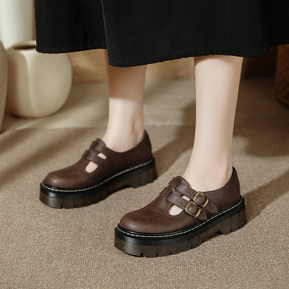 Islington Brogue Platform Loafers