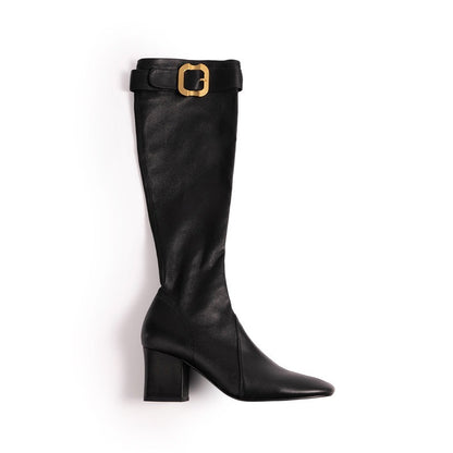 Windsor Gold-Buckle Boots