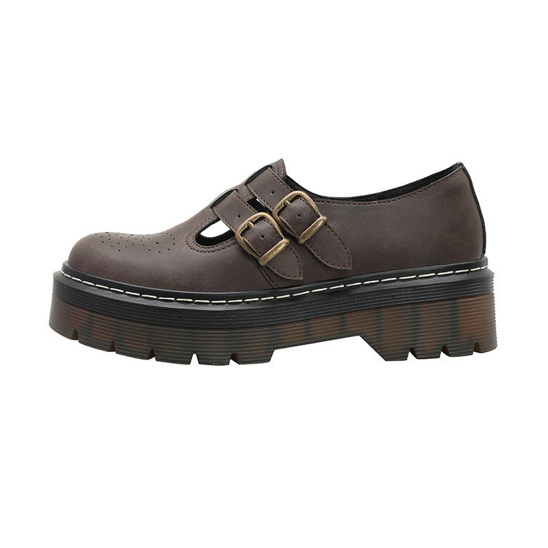 Islington Brogue Platform Loafers