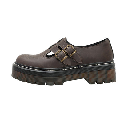 Islington Brogue Platform Loafers