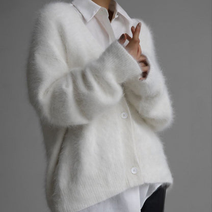 Primrose Velvet-Knit Cardigan
