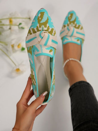 Hampstead Flyknit Pointed-Toe Flats
