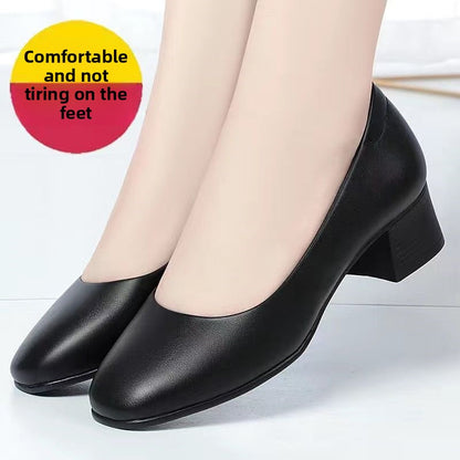 Marlow Leather Low-Heel Loafers