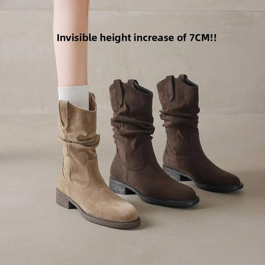 Sierra Suede Western Boots