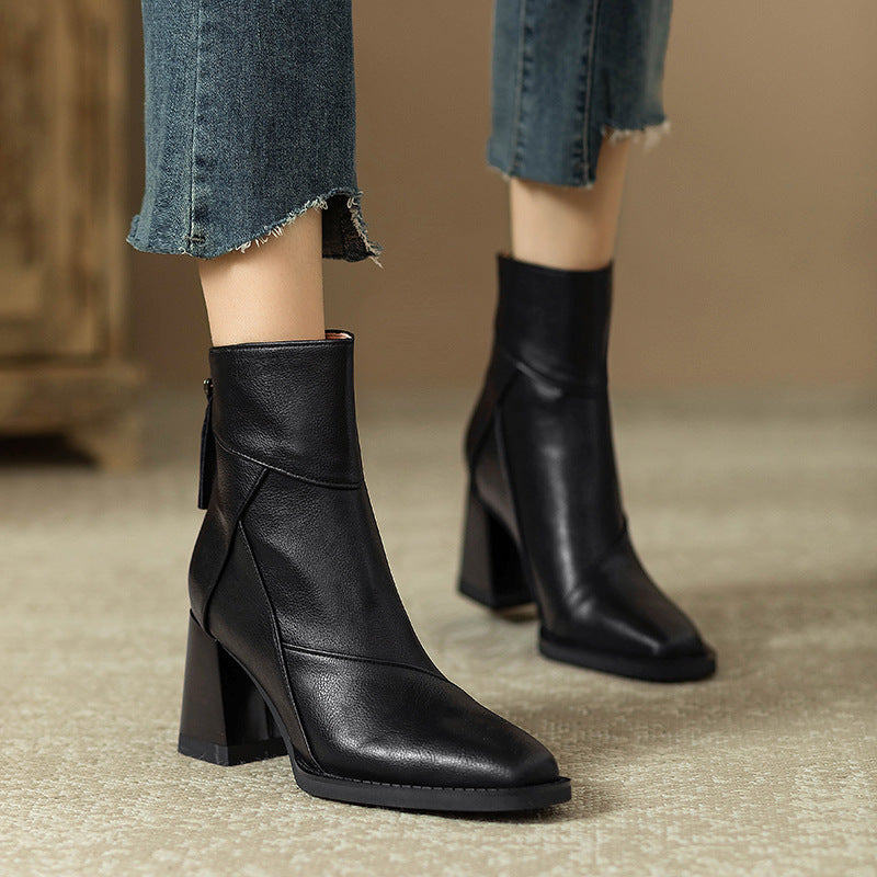 Florence Chunky Heel Boots