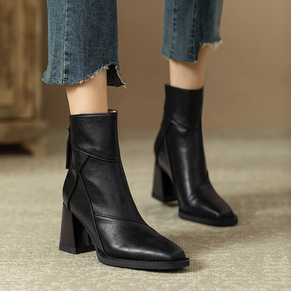 Florence Chunky Heel Boots