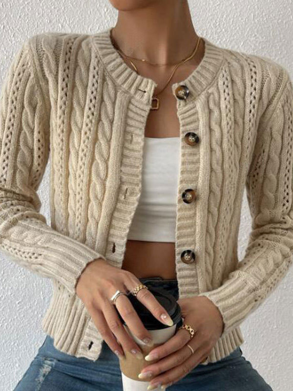 Margot Cable-Knit Cardigan