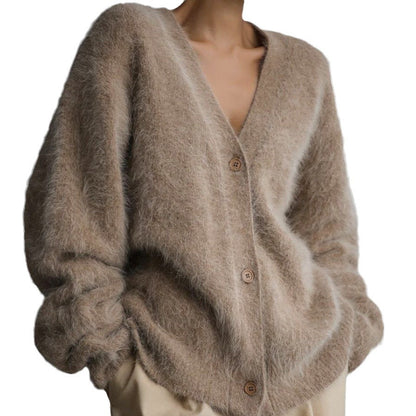 Primrose Velvet-Knit Cardigan