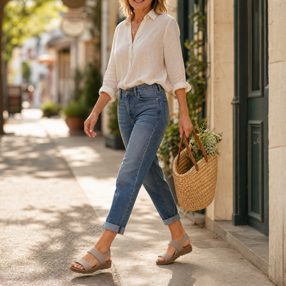 Stretch Strap Walking Sandals