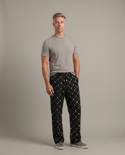 Mosaic Straight Fit Pants