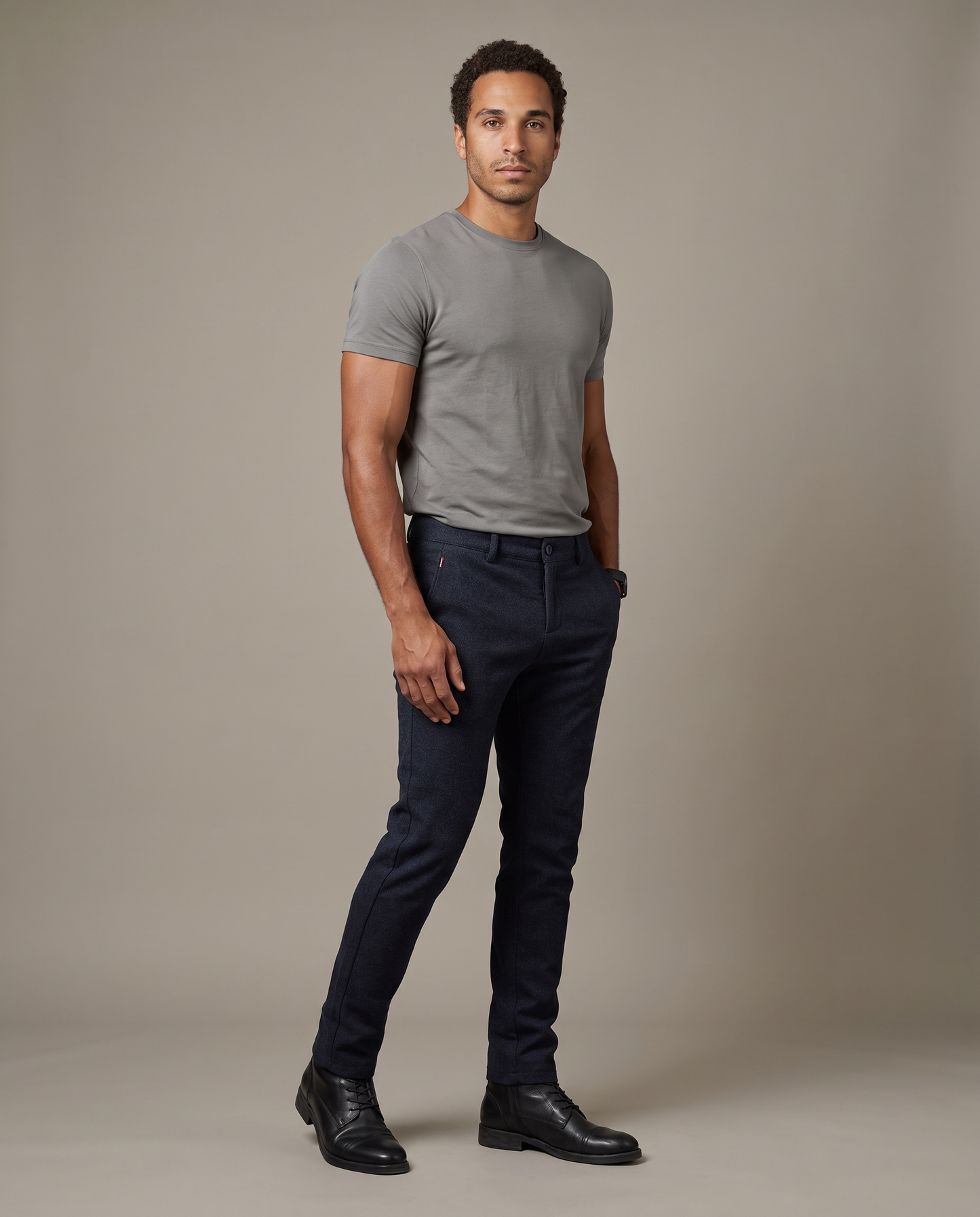 Luca Slim Fit Pants - Blue