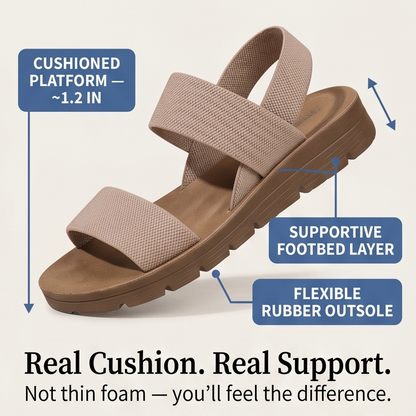 Stretch Strap Walking Sandals