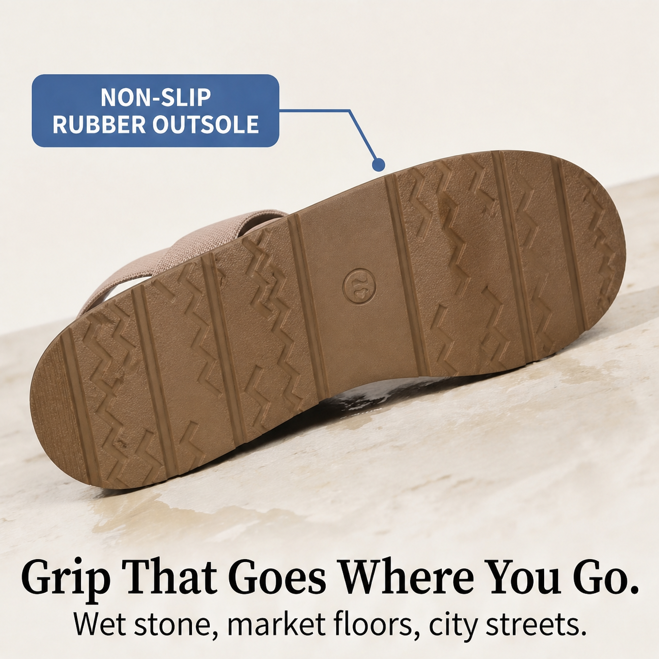 Stretch Strap Walking Sandals