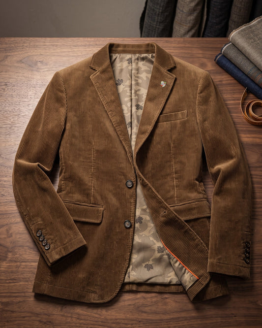 Riccardo Corduroy Cotton Blazer