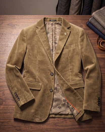 Riccardo Corduroy Cotton Blazer
