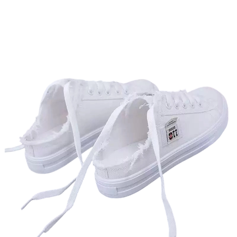 Baskets mules in jean for women